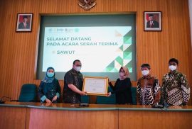 Pada Rabu 26 Januari 2022, aplikasi SAWUT telah diwakafkan kepada Badan Wakaf Indonesia (BWI)